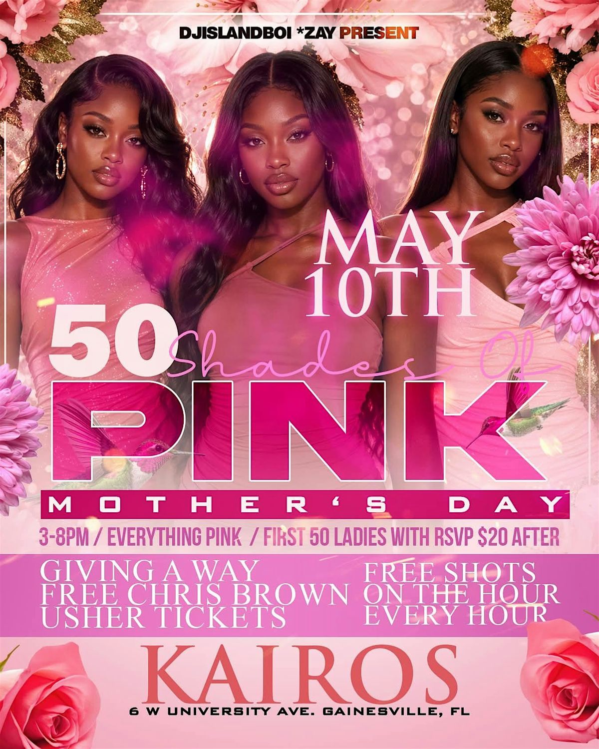 50 SHADES OF PINK : MOTHERS DAY, DAY PARTY