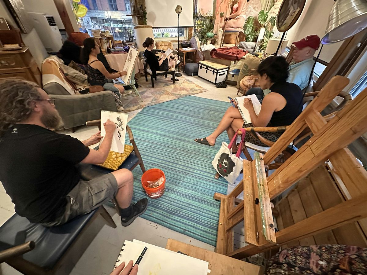 Wednesday Figure Drawing Session with Live Model