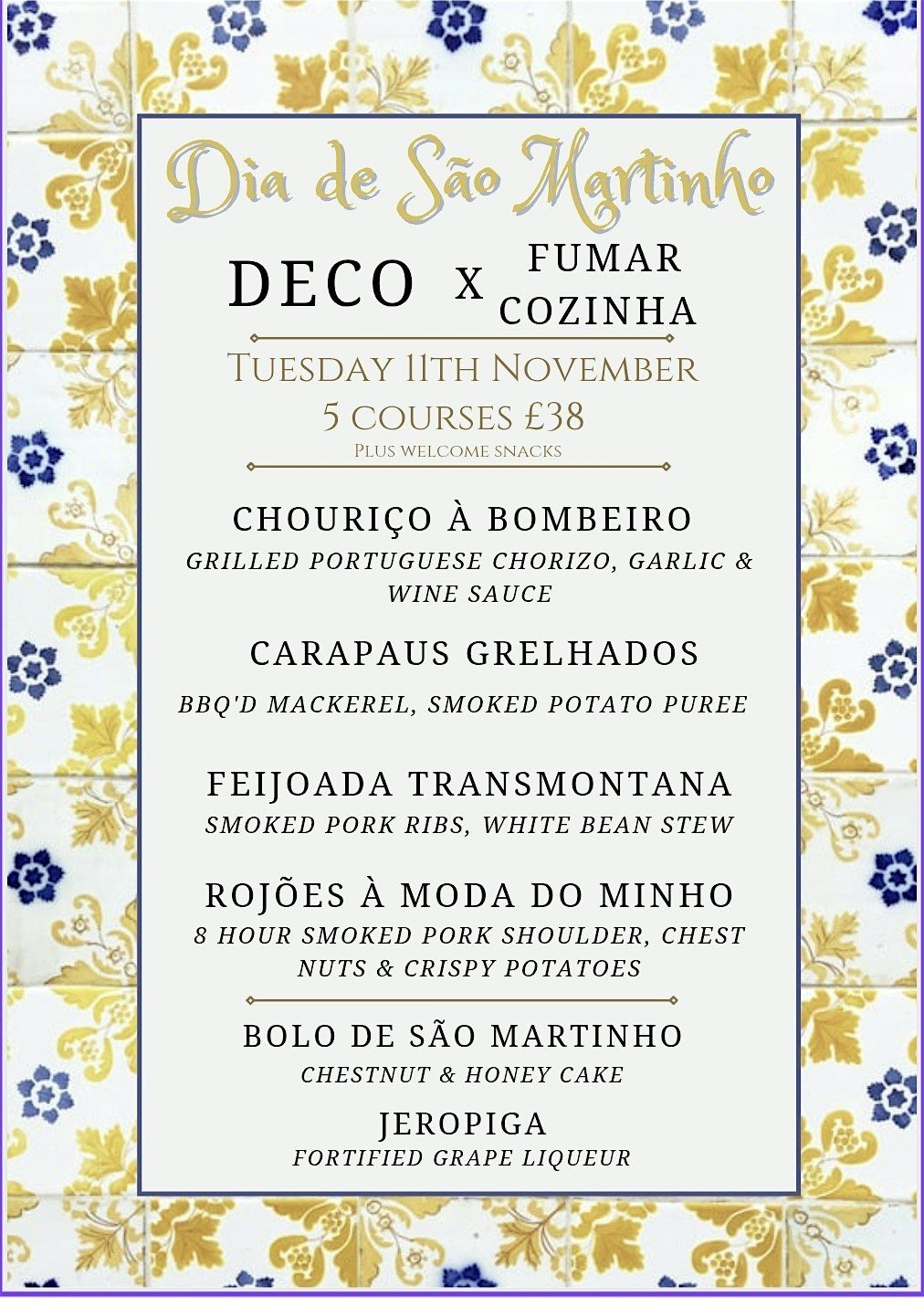 Dia De S\u00e3o Martinho @ Deco