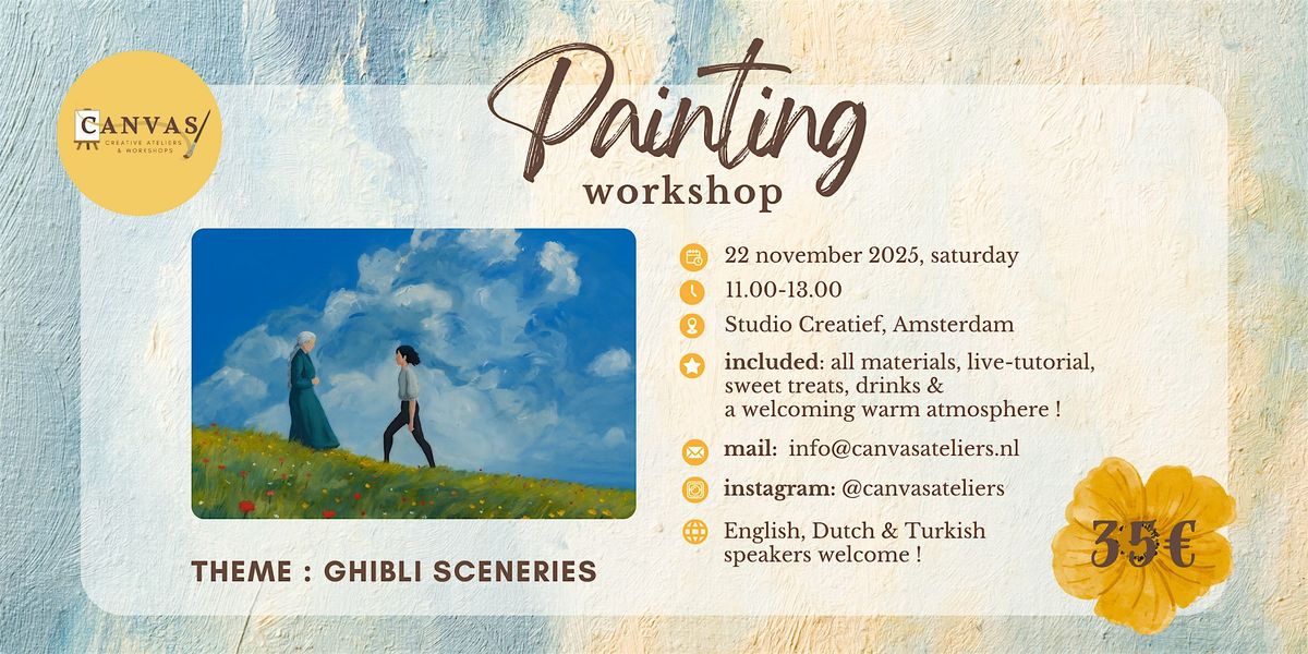 Ghibli-inspired Painting Workshop