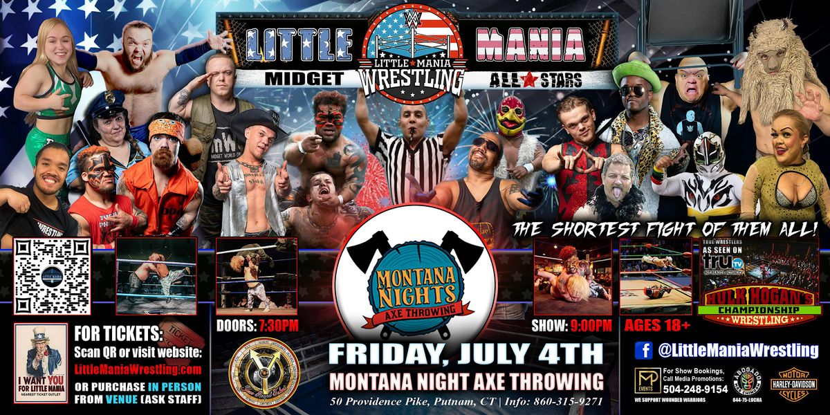 Lexington, SC - Little Mania Midget Wrestling @ Bubba's Pub N' Grub