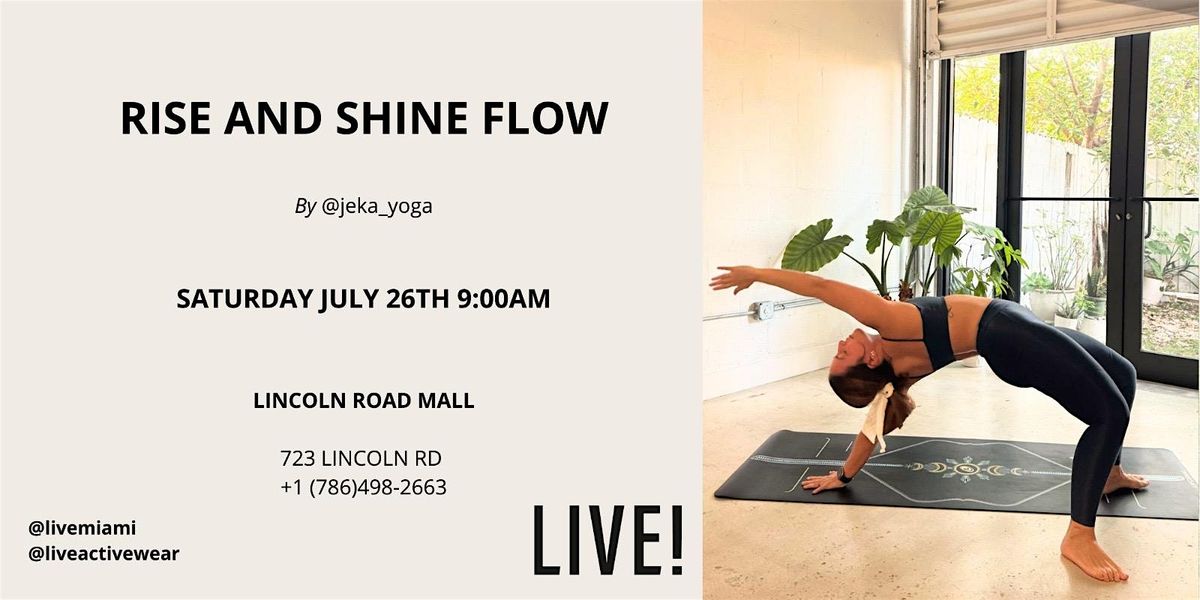 RISE AND SHINE YOGA FLOW