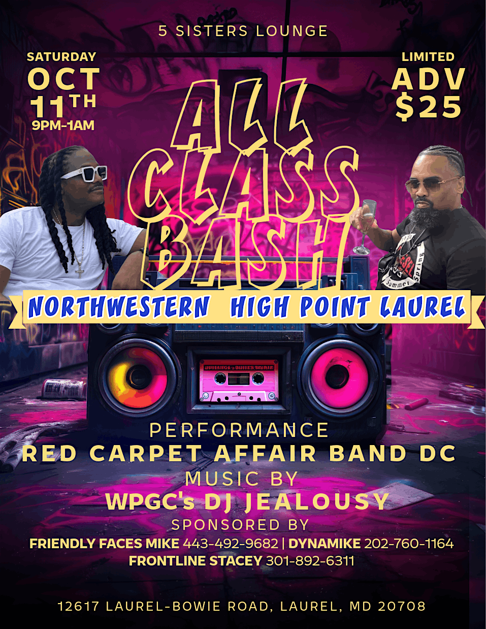 Northwestern, High Point & Laurel All Class Bash