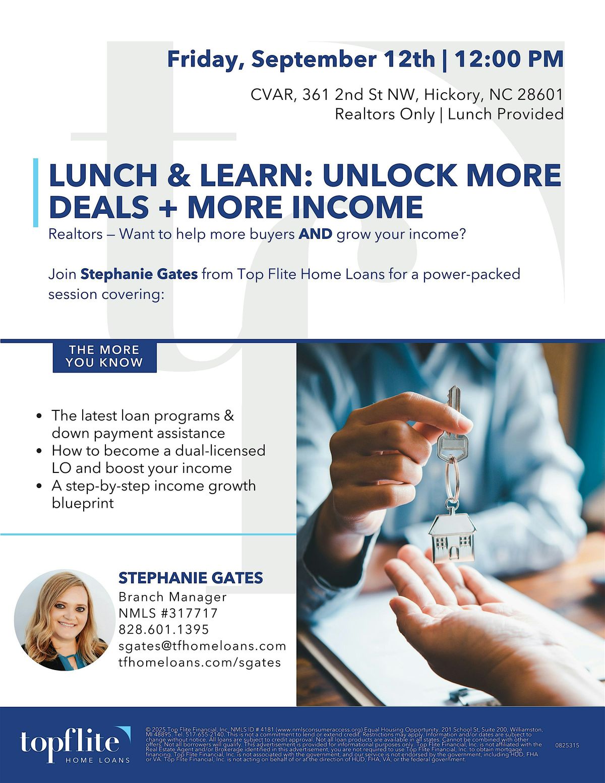 Lunch & Learn with Top Flite Mortgage