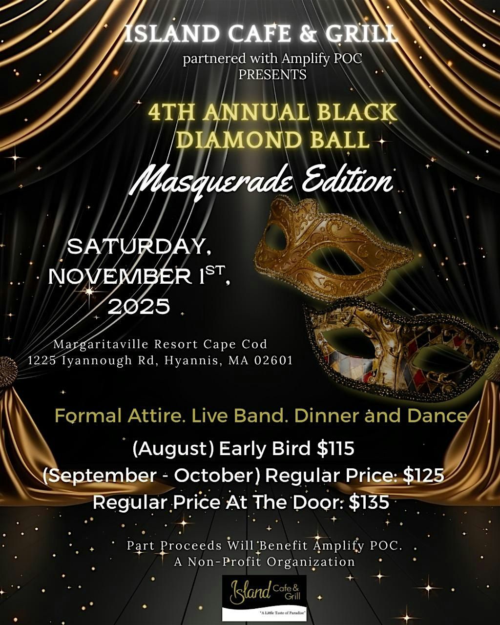 4th Annual Black Diamond Ball -Masquerade Edition