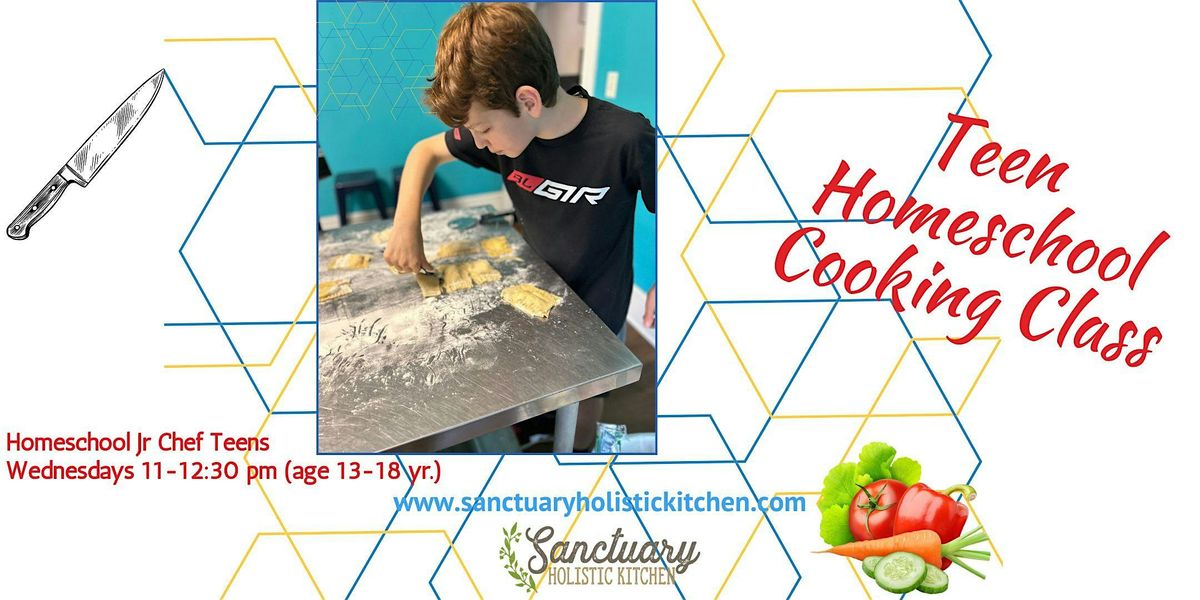 Homeschool Jr Chef Teens Cooking Class