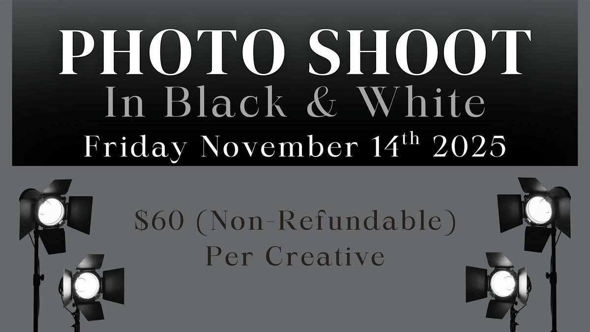 Photoshoot in Black and White