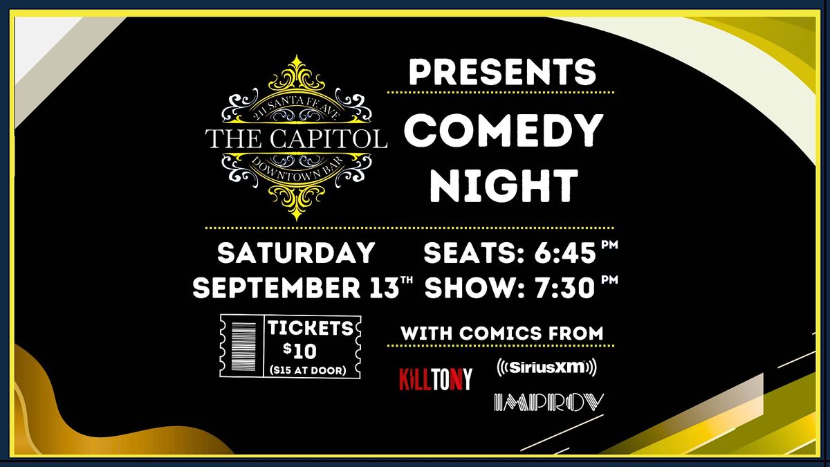 Comedy Night in Pueblo at The Capitol Downtown Bar