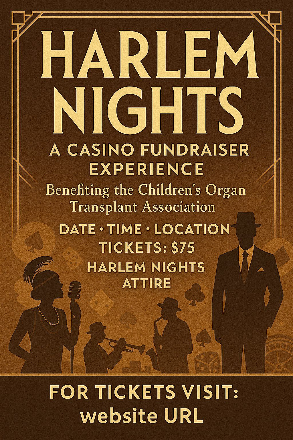 Harlem Nights: A Casino Fundraiser Experience