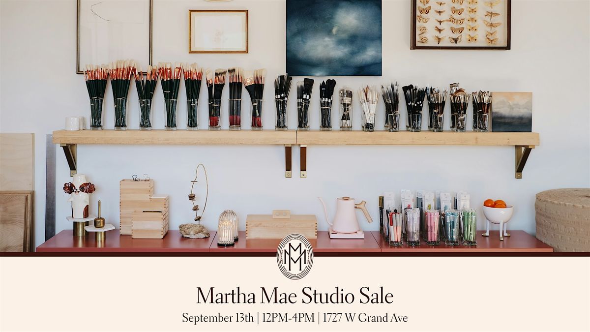 Martha Mae Studio Sale | Art Supplies + Oil Paint