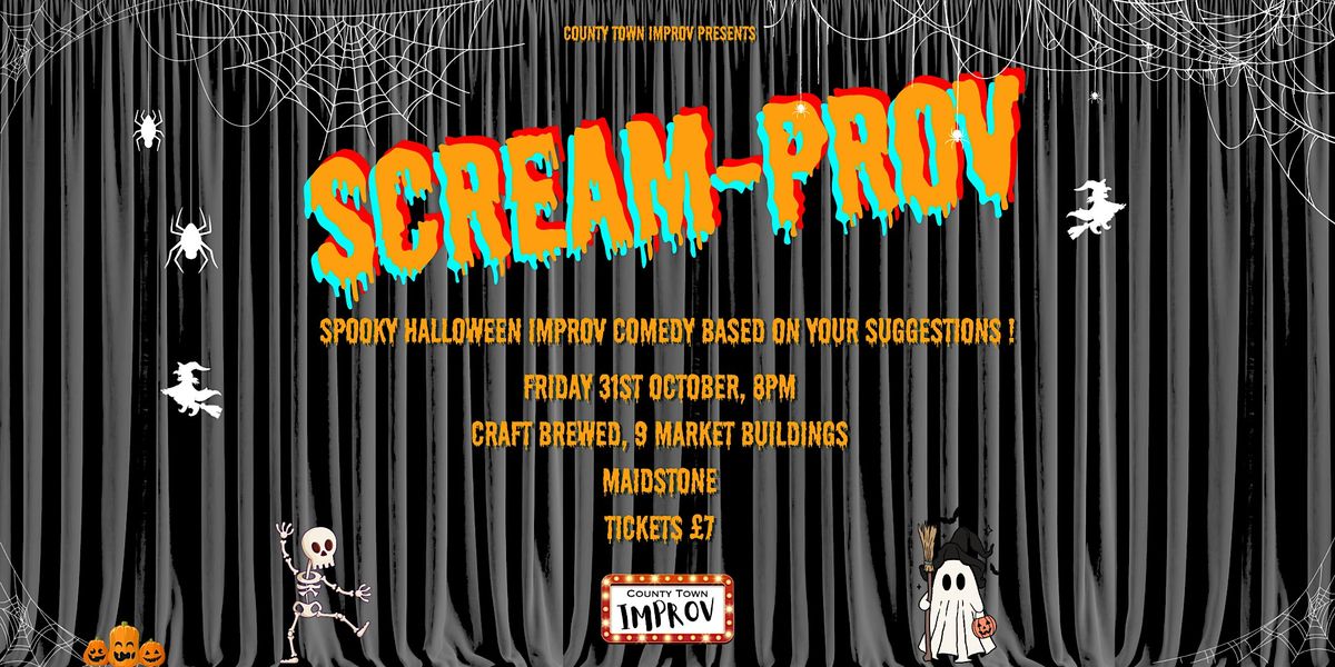 County Town Improv presents: SCREAMPROV!!!