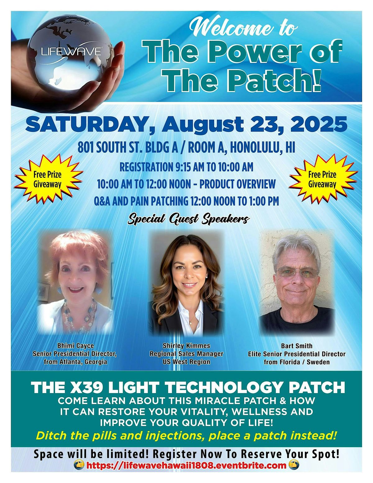 Hawaii Light Warriors Lifewave Event