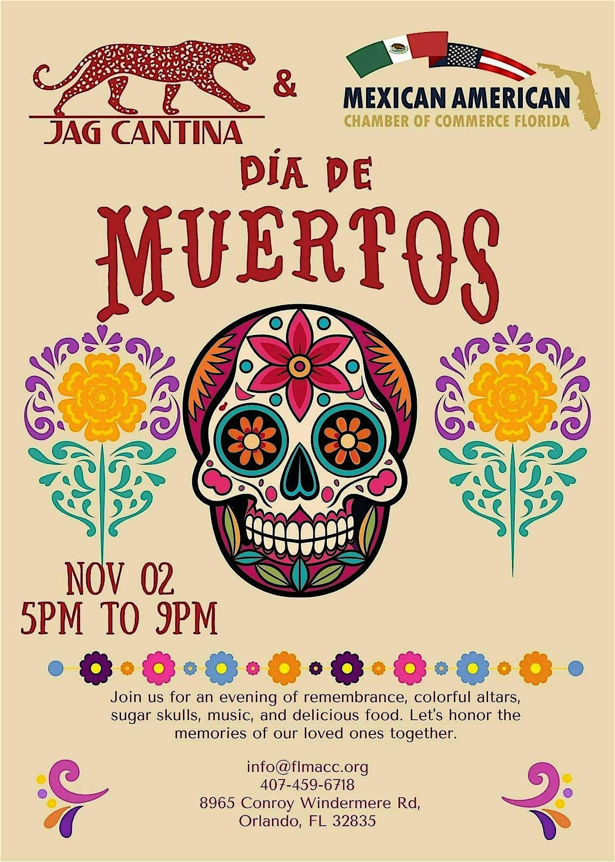 FESTIVAL DEL DIA DE MUERTOS    *DAY OF THE DEATH FESTIVAL*
