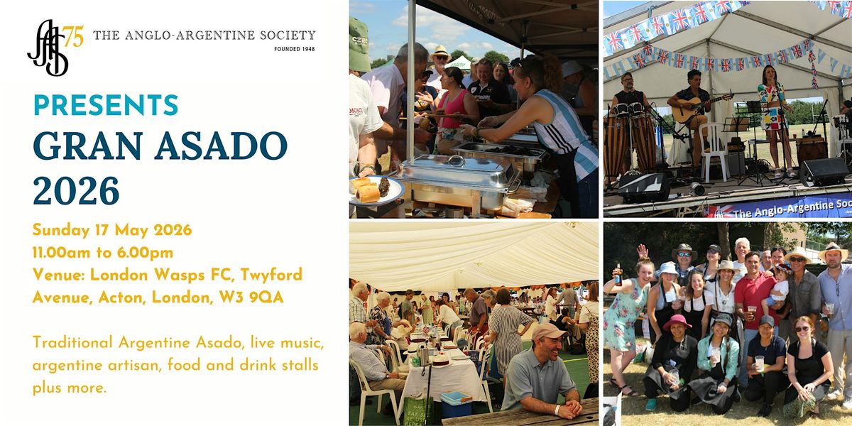 The Anglo-Argentine Society Gran Asado Argentino 2026