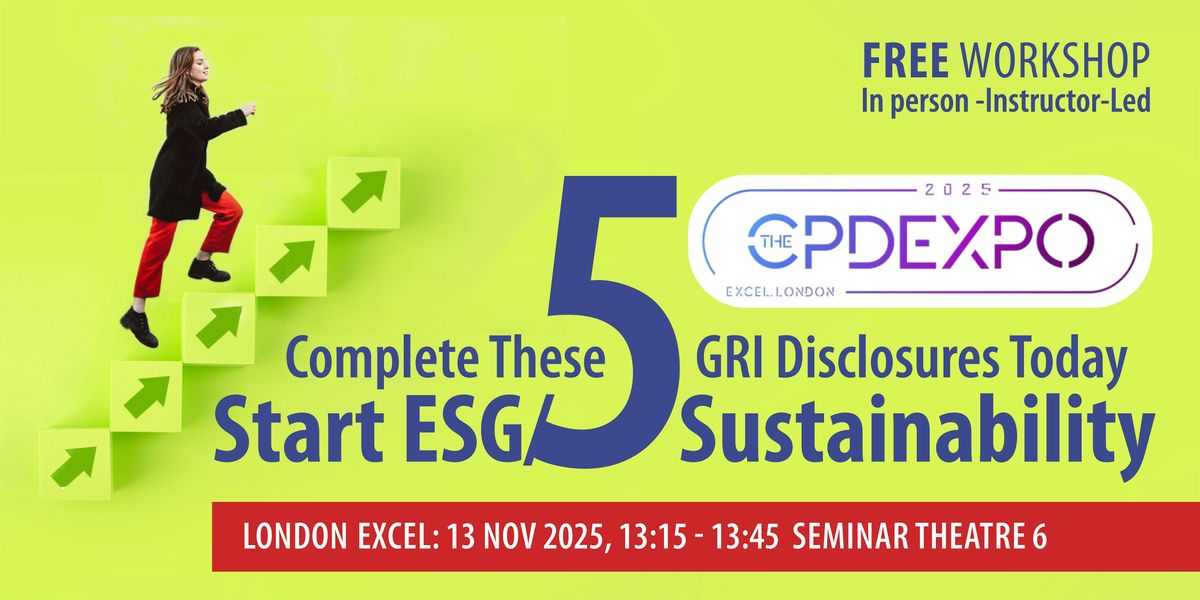 Join Us at the CPD EXPO \u2013 Excel London  - 13 November 2025