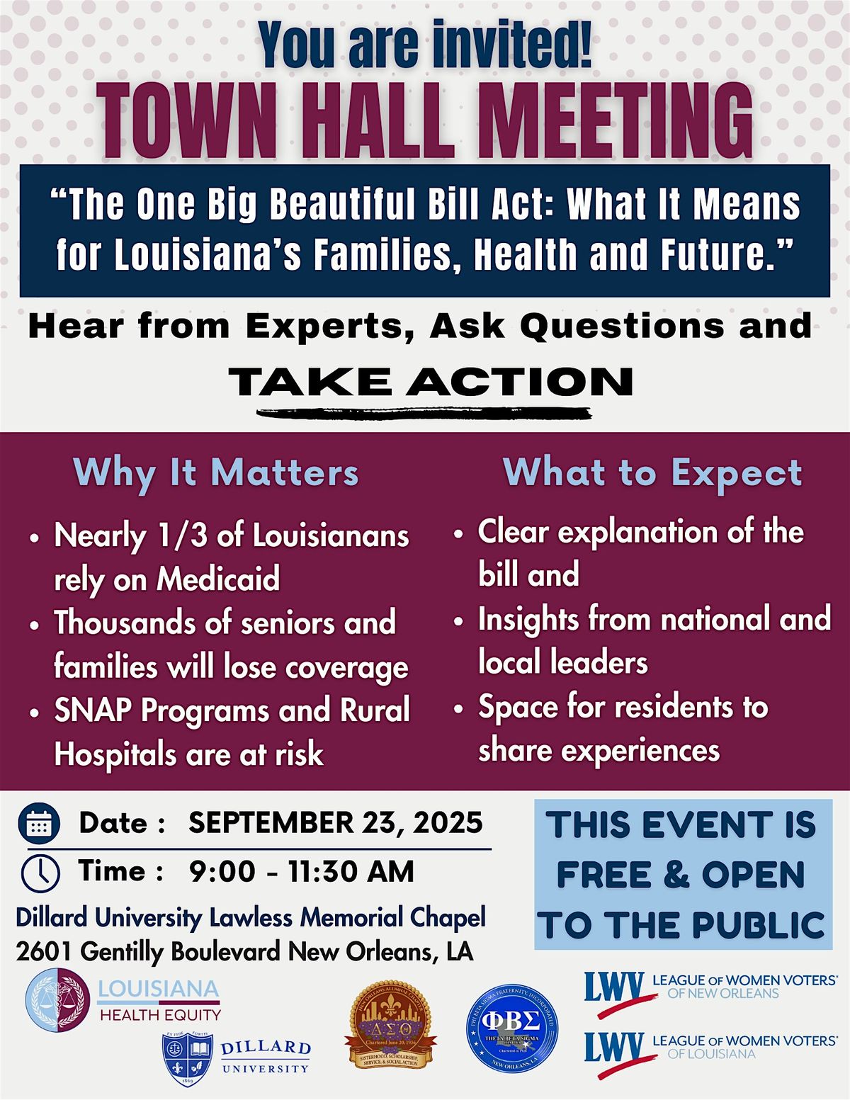 Town Hall on "The One Big Beautiful Bill Act"