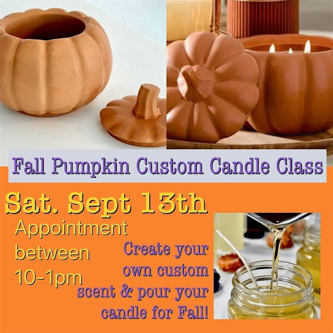 Fall Pumpkin Candle Class