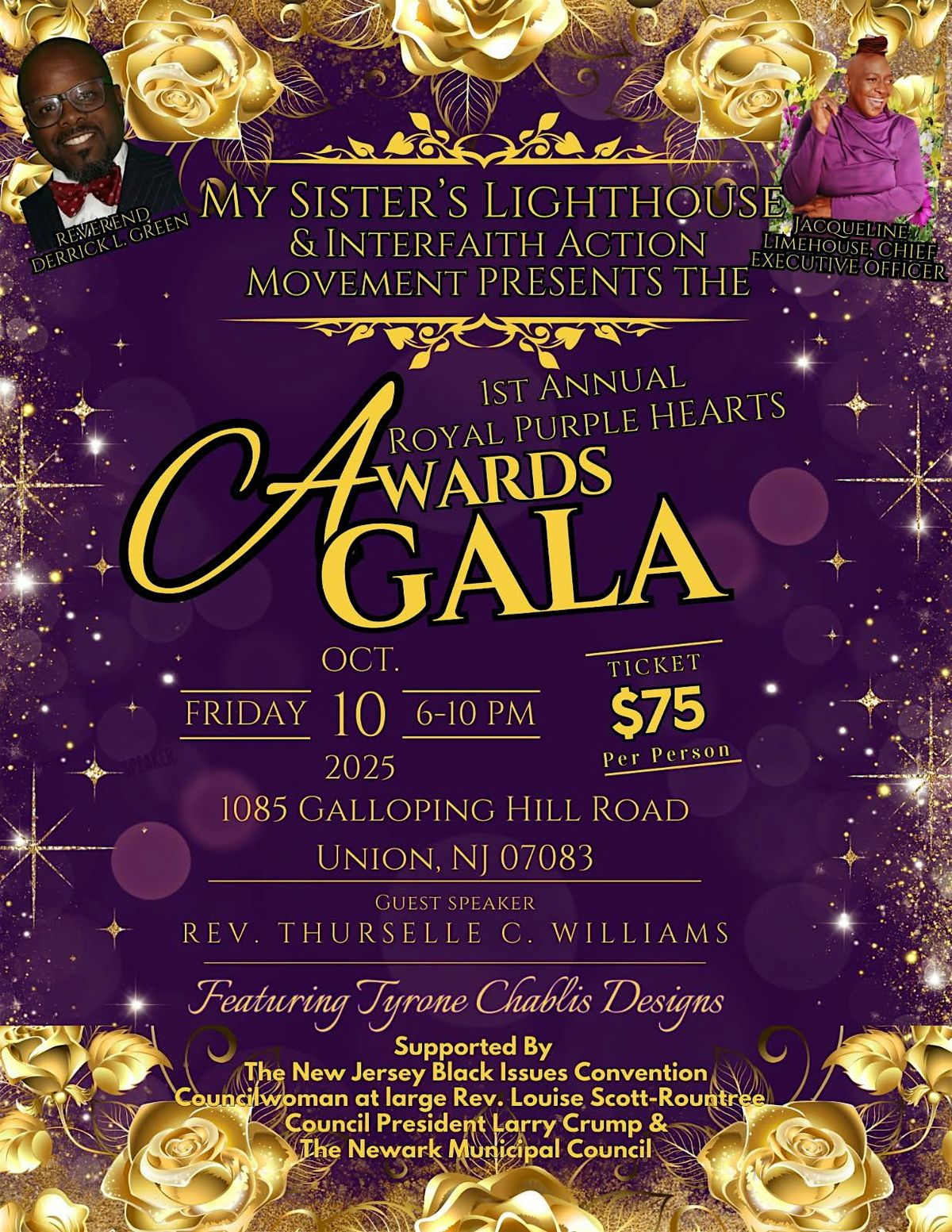 My Sister's Lighthouse & I AM: 1st Annual Royal Purple Hearts Gala