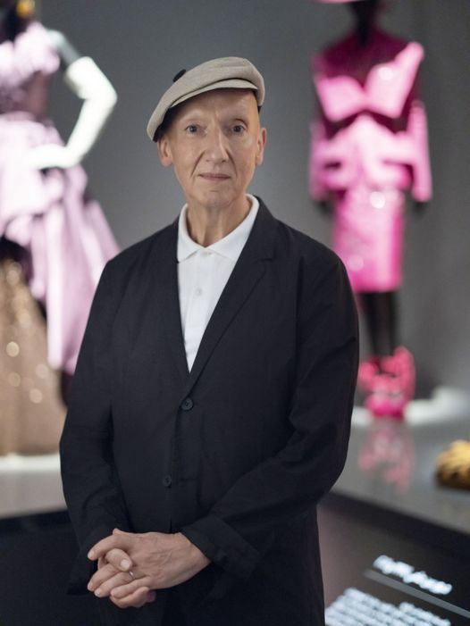 Stephen Jones on Christian Dior (sold 