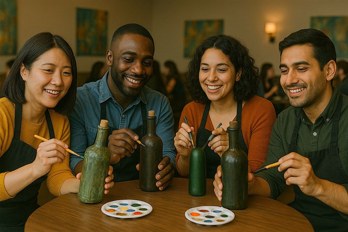 Painted Bottles - Creative Paint Workshop