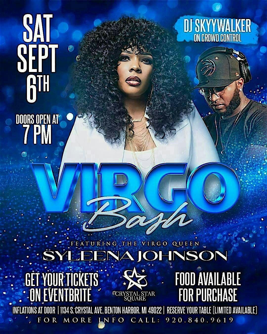 VIRGO BASH!! FEATURING THE VIRGO QUEEN-SYLEENA JOHNSON