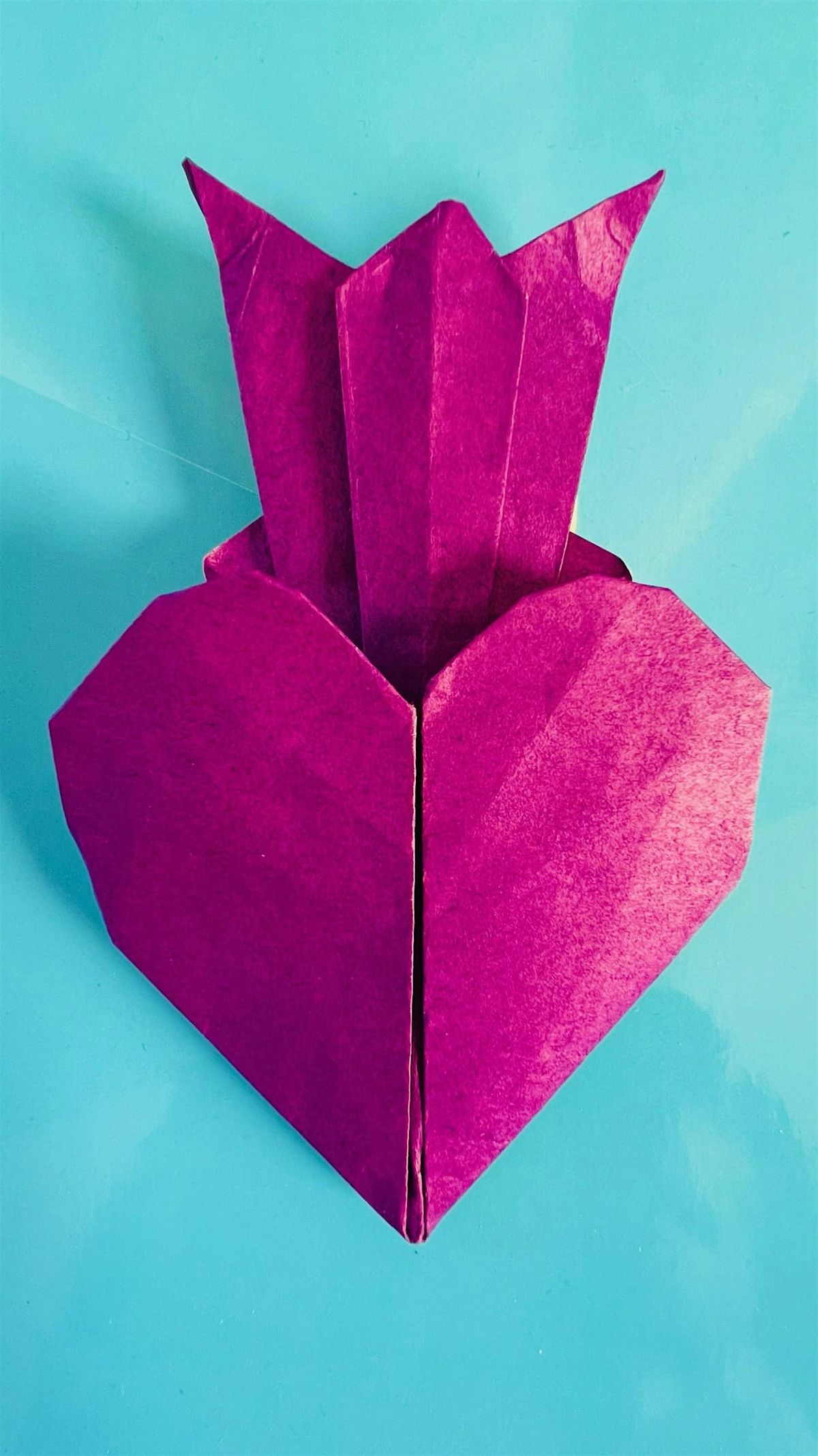 Folding the Sacred Heart: A Beginner's Origami Workshop