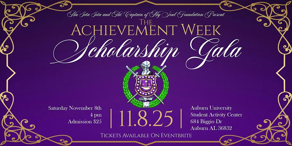 Achievement Week Scholarship Gala