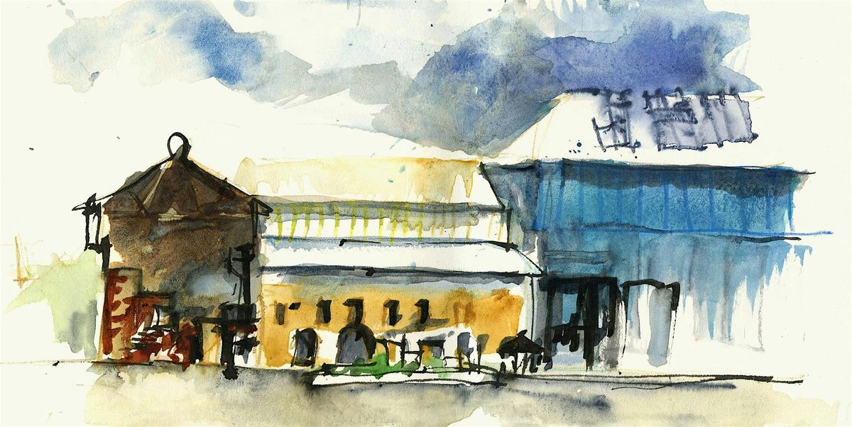 Sketching with Shapes with Liz Steel: 1-day workshop on Cockatoo Island