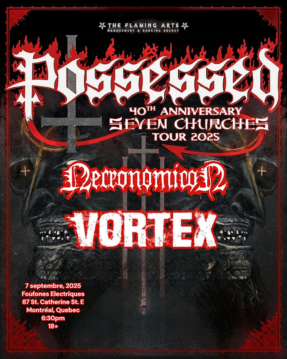 Possessed, Necronomicon, Vortex