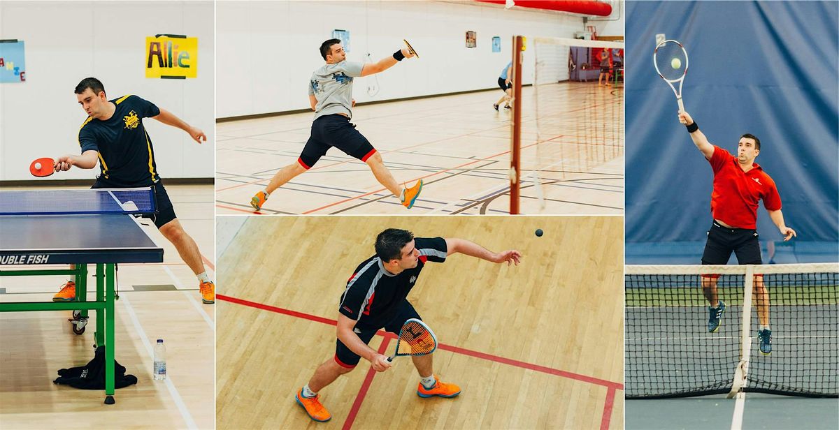 Racketlon: Join the Game, New and Experienced Players