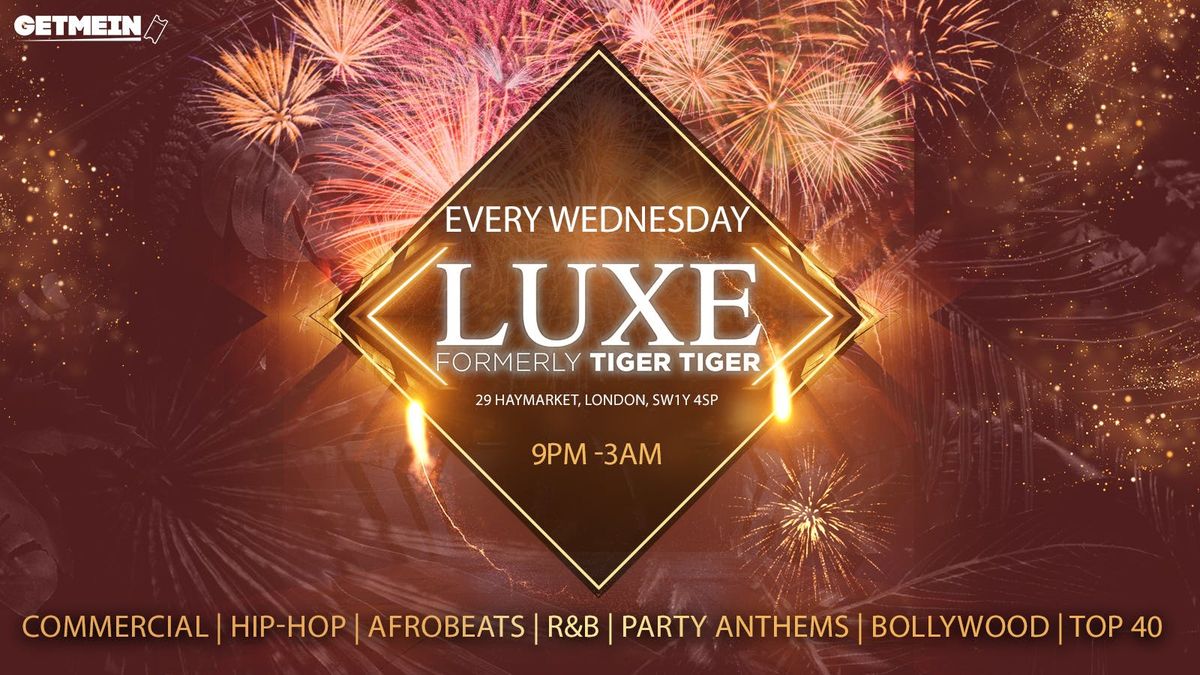 CHRISTMAS EVE @ TIGER TIGER Luxe \/\/ Hip-Hop, Afrobeats, Reggaeton, R&B, Bollywood, Club Anthems