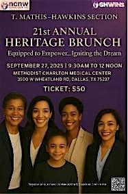 NCNW T.MATHIS-HAWKINS SECTION 21 ST Hertiage Brunch