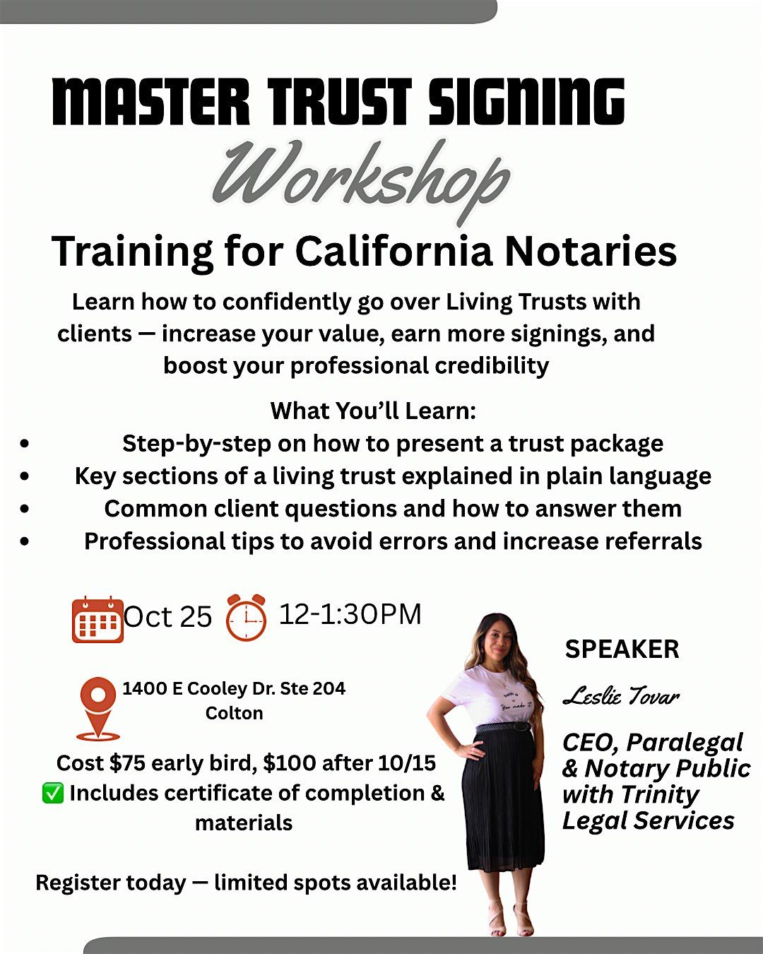 Master trust signing Workshop