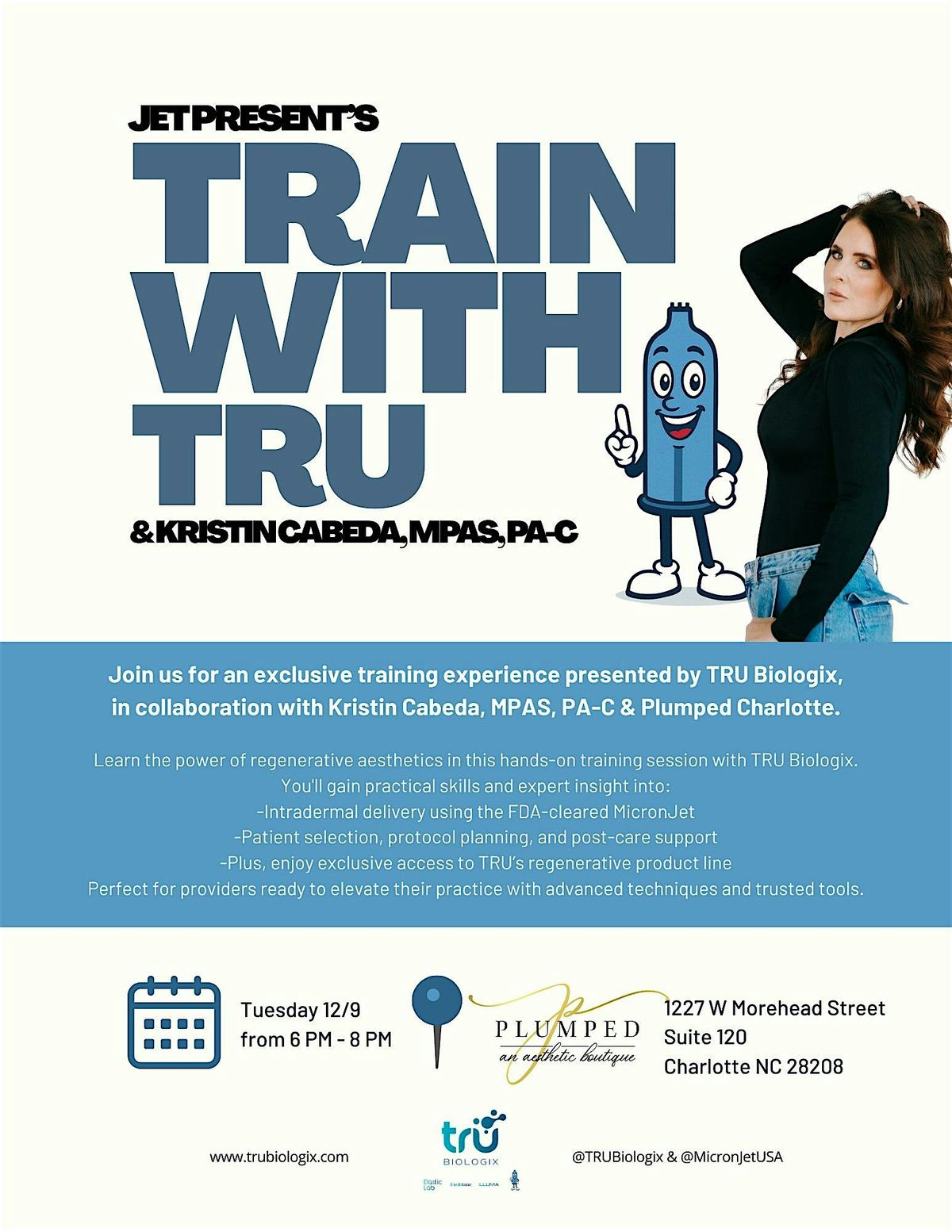 Jet Present's Train with TRU & Kristin Cabeda, MPAS, PA-C