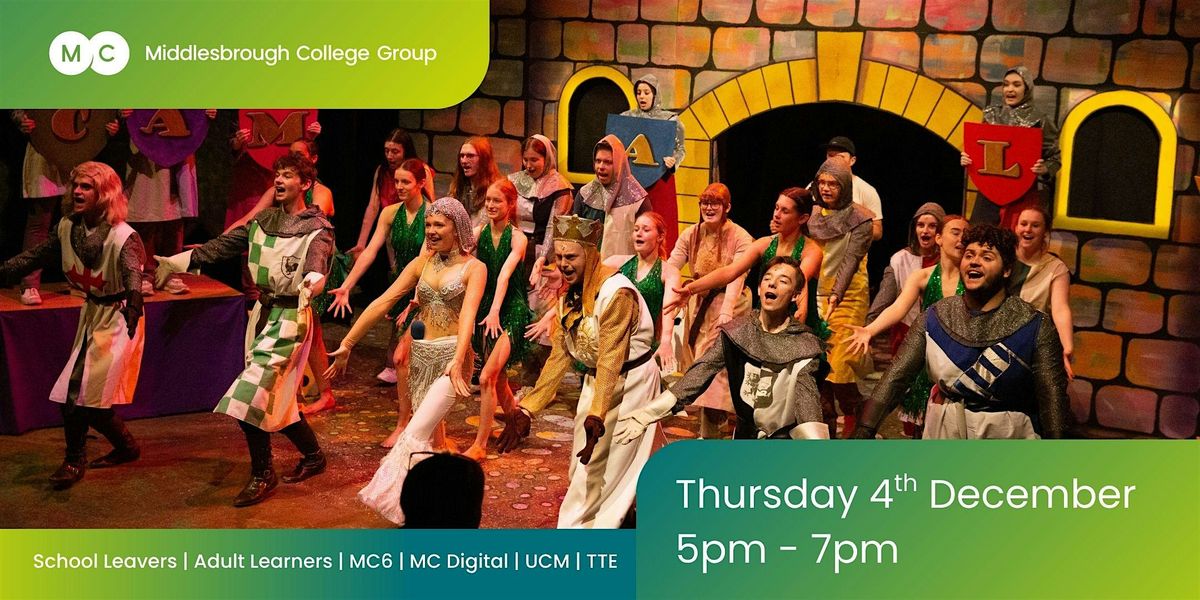 Middlesbrough College & TTE Open Event