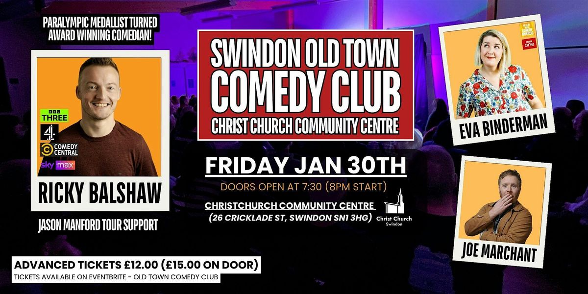 Swindon Old Town Comedy Club Live at Christ Church Community Centre