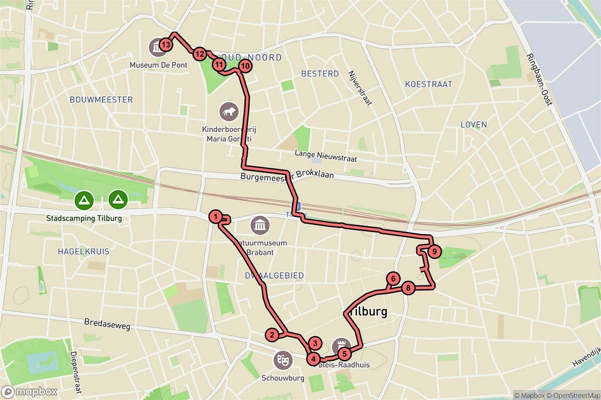 Tilburg Audio Tour: Artistic Footprints and Historic Echoes