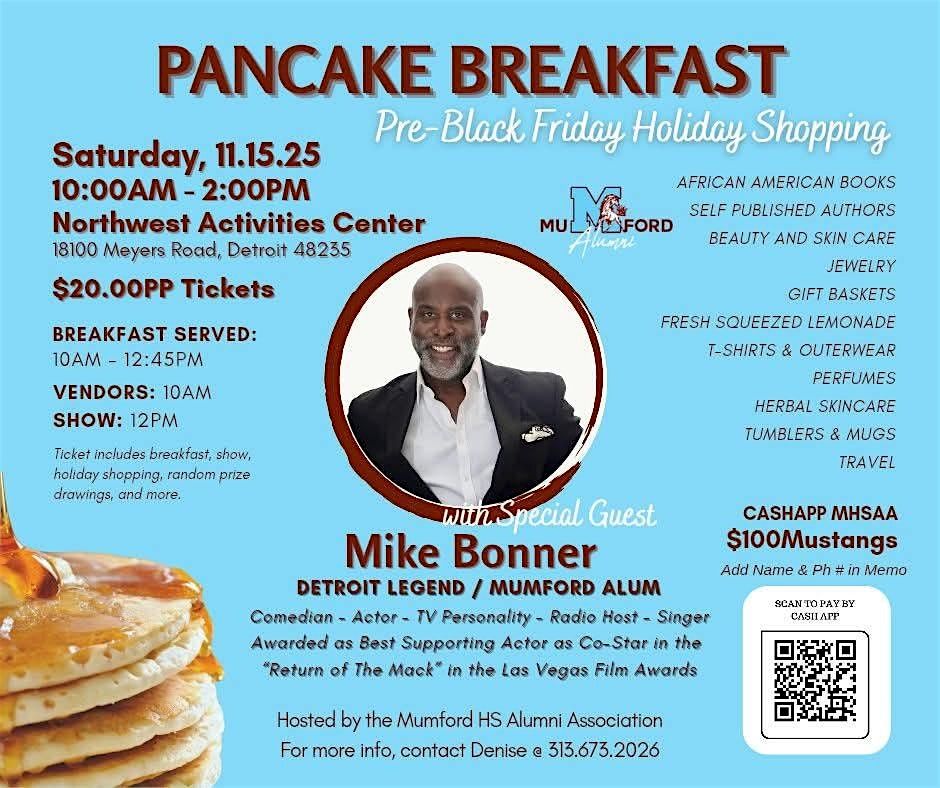 Mumford Alumni Association Pancake Breakfast