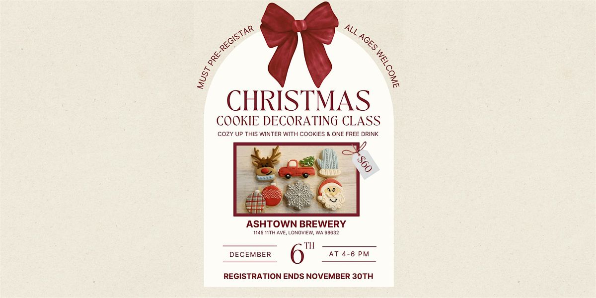 Christmas Cookie Decorating Class