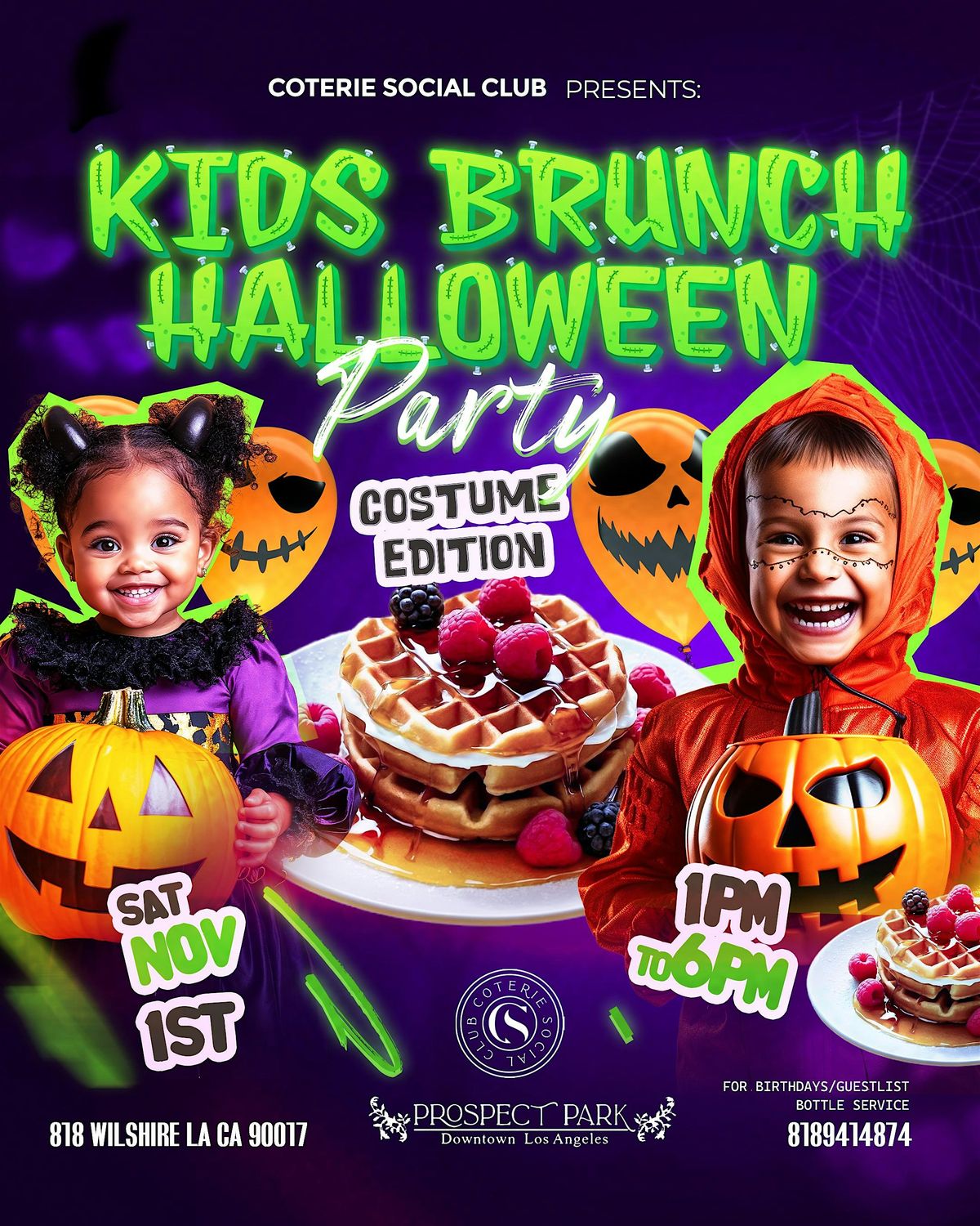 Kids Brunch Halloween Party