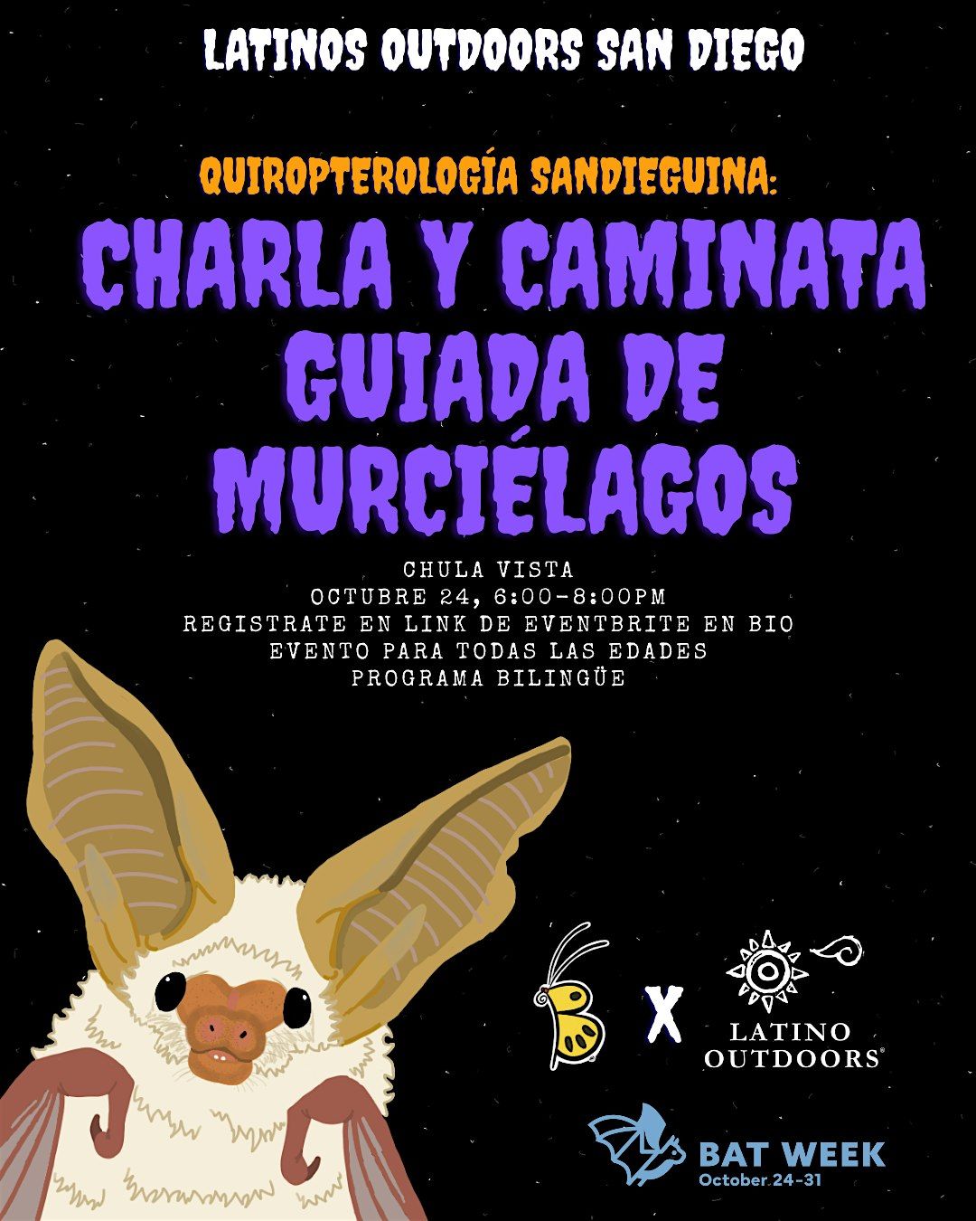 Latino Outdoors San Diego | Bat Talk & Hike