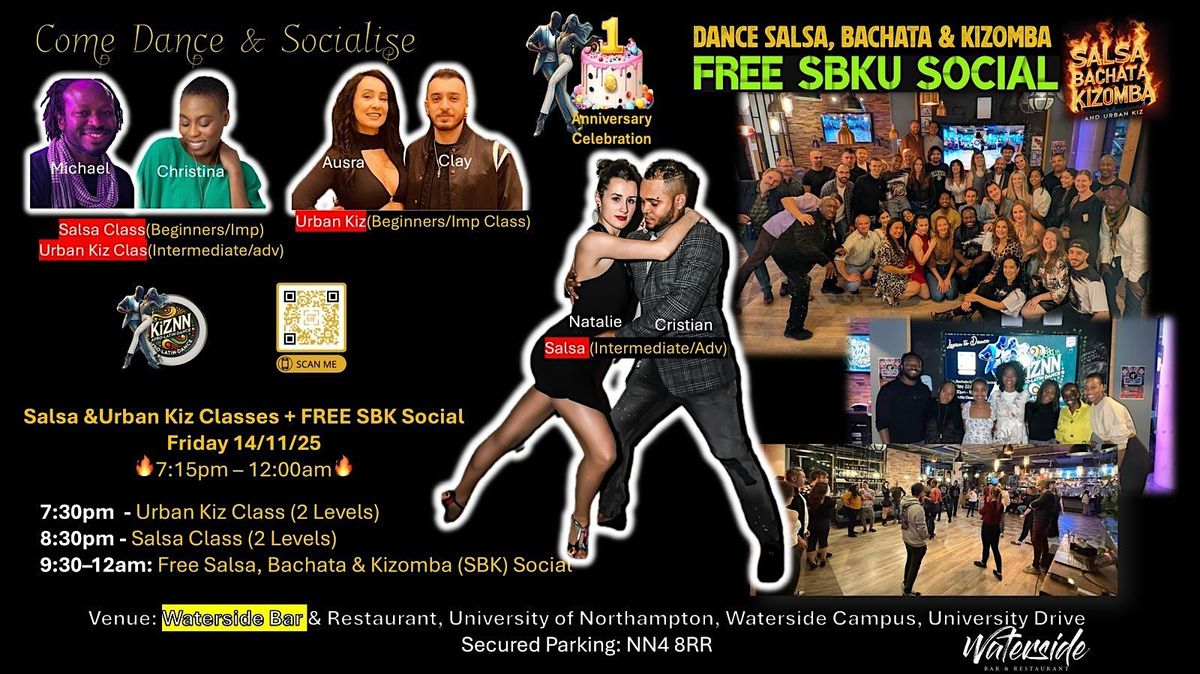 Dance Class  & Social Northampton | Salsa |  Bachata | Kizomba | Urban Kiz