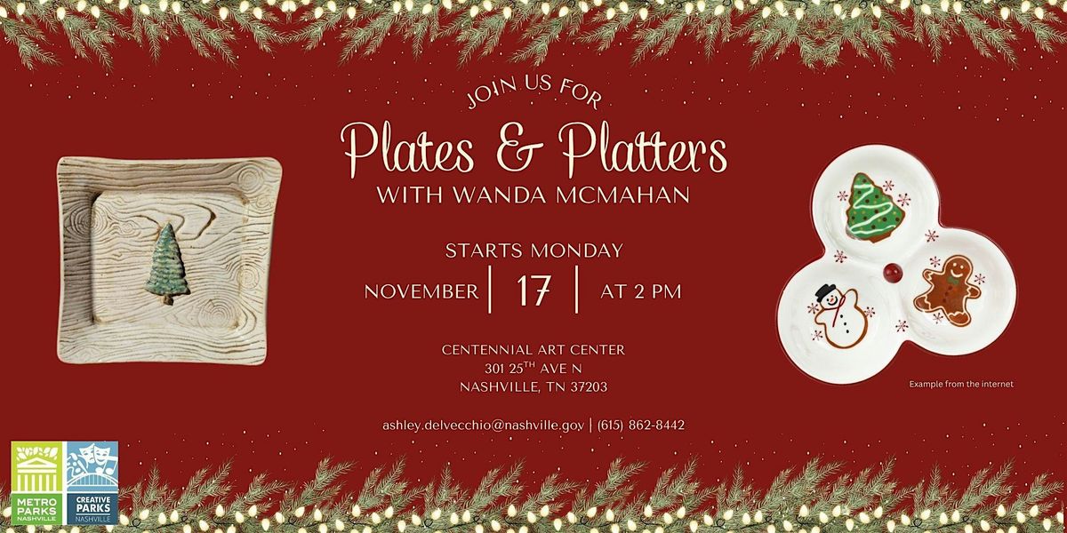 Plates & Platters with Wanda McMahan