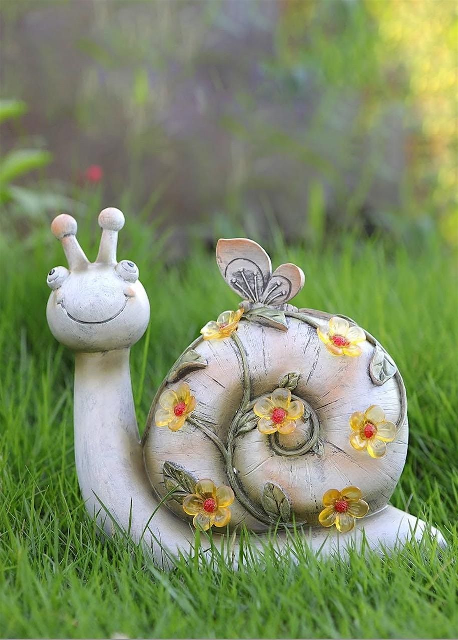Make and Paint Clay Garden Snail