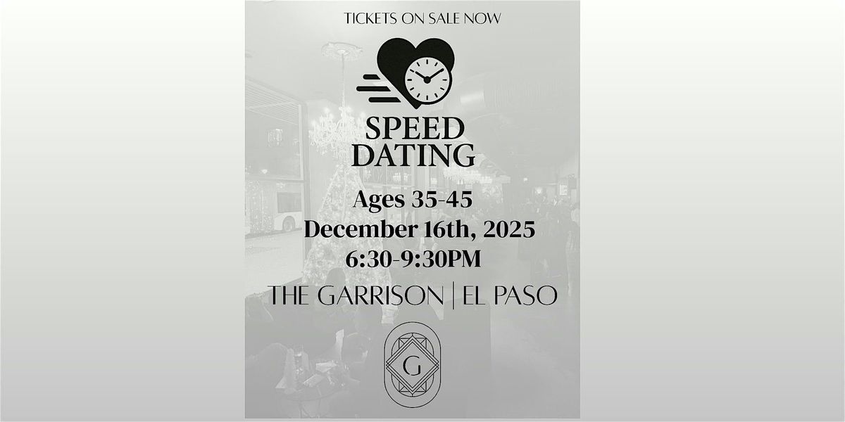 Speed Dating & Social Mixer: Ages 35-45