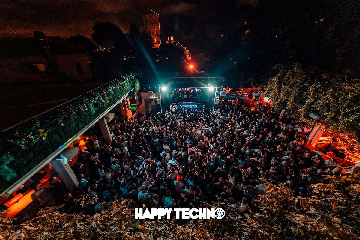 [THE LAST DANCE] Happy Techno Open Air - Night Time La Terrrazza Barcelona