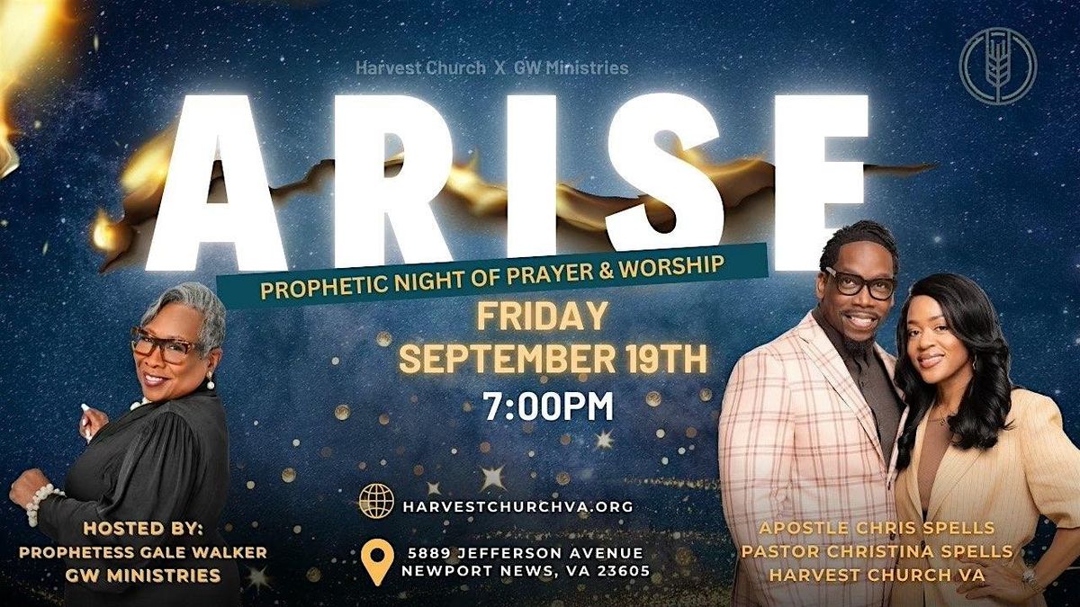 ARISE: Prophetic Night of Prayer & Worship