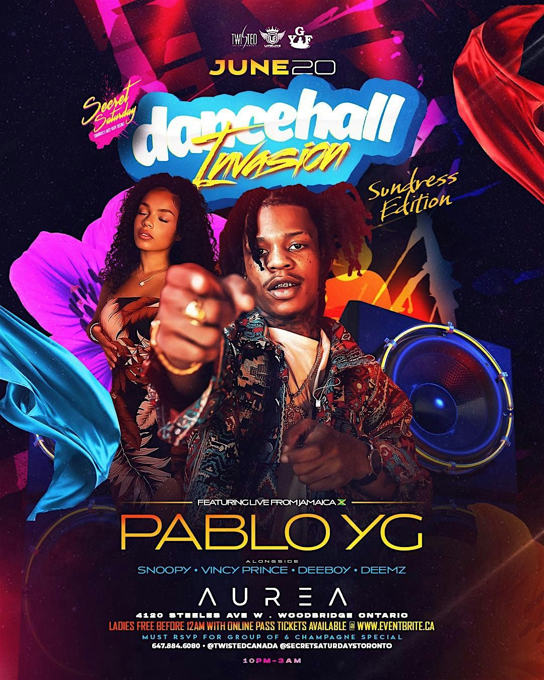 Dancehall Invasion: Sundress Edition | Pablo YG + One Don Live In TORONTO