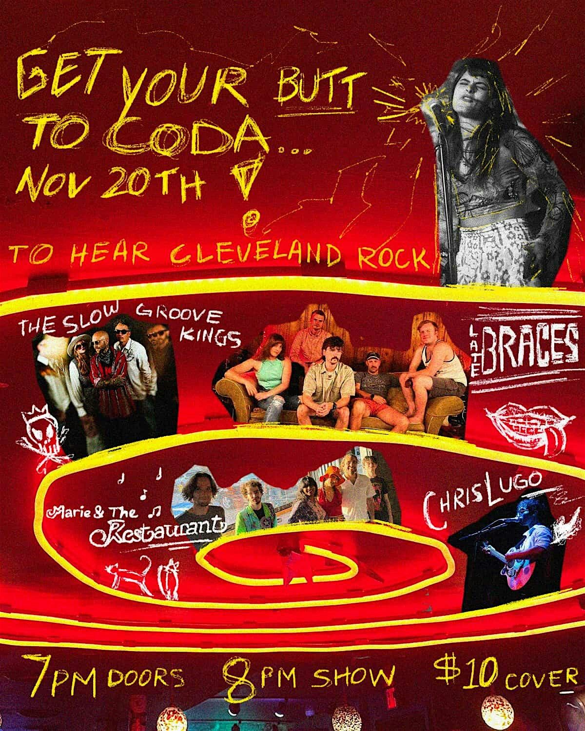 Marie & The Restaurant | Late Braces | Slow Groove Kings | Chris Lugo