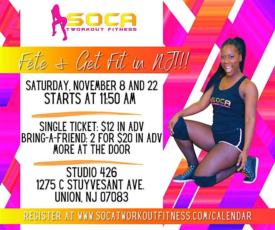 Soca Tworkout Fitness: F\u00eate and Get Fit in Union, NJ!!!